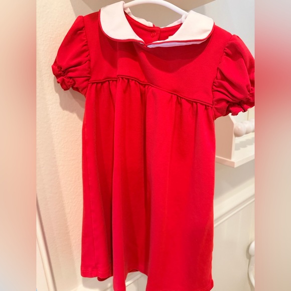 The Beaufort Bonnet Company Other - The Beaufort Bonnet Company Red Dress with White Collar